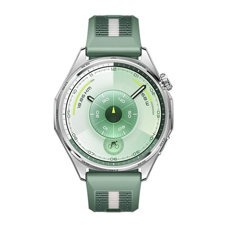 Huawei , WATCH GT 6 46mm , Smart watch , GPS (satellite) , AMOLED , 1.47 inches , Waterproof , Green