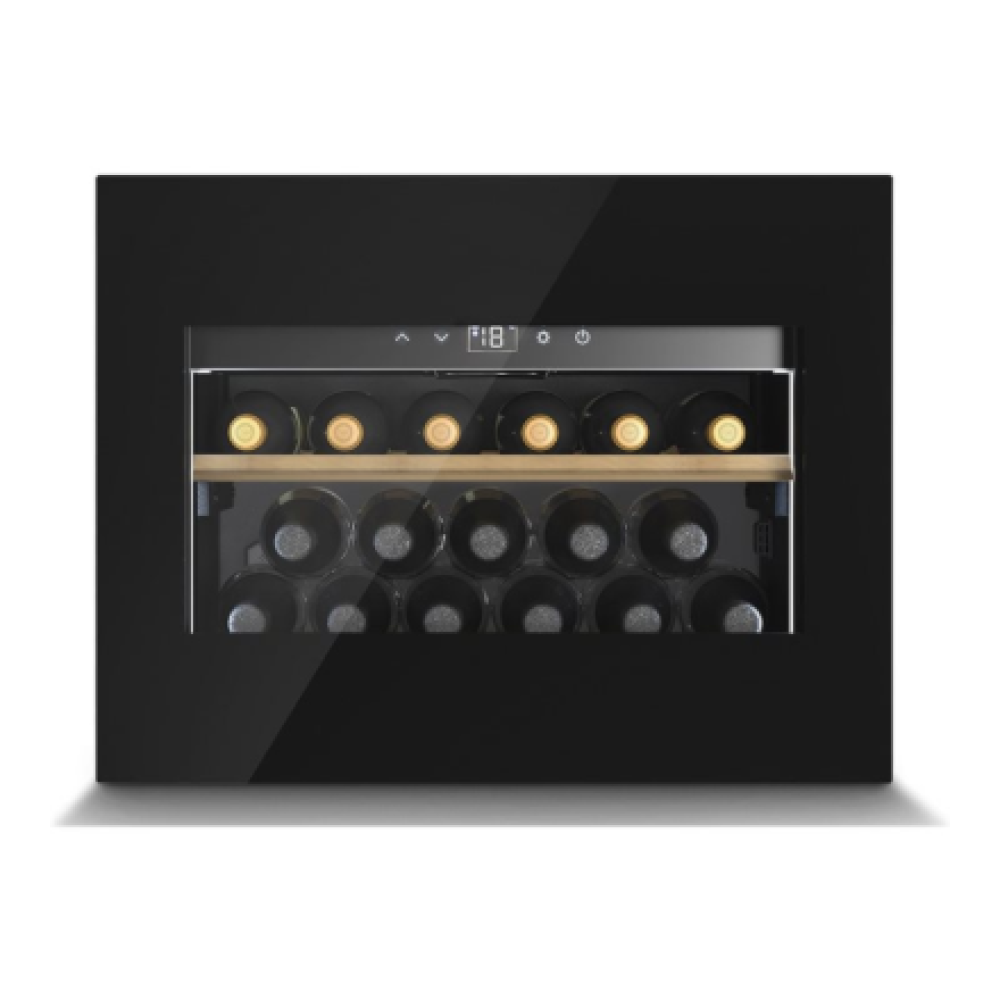 Caso , Wine Cooler , WineDeluxe WD 17 , Energy efficiency class G , Built-in , Bottles capacity 17 , Black