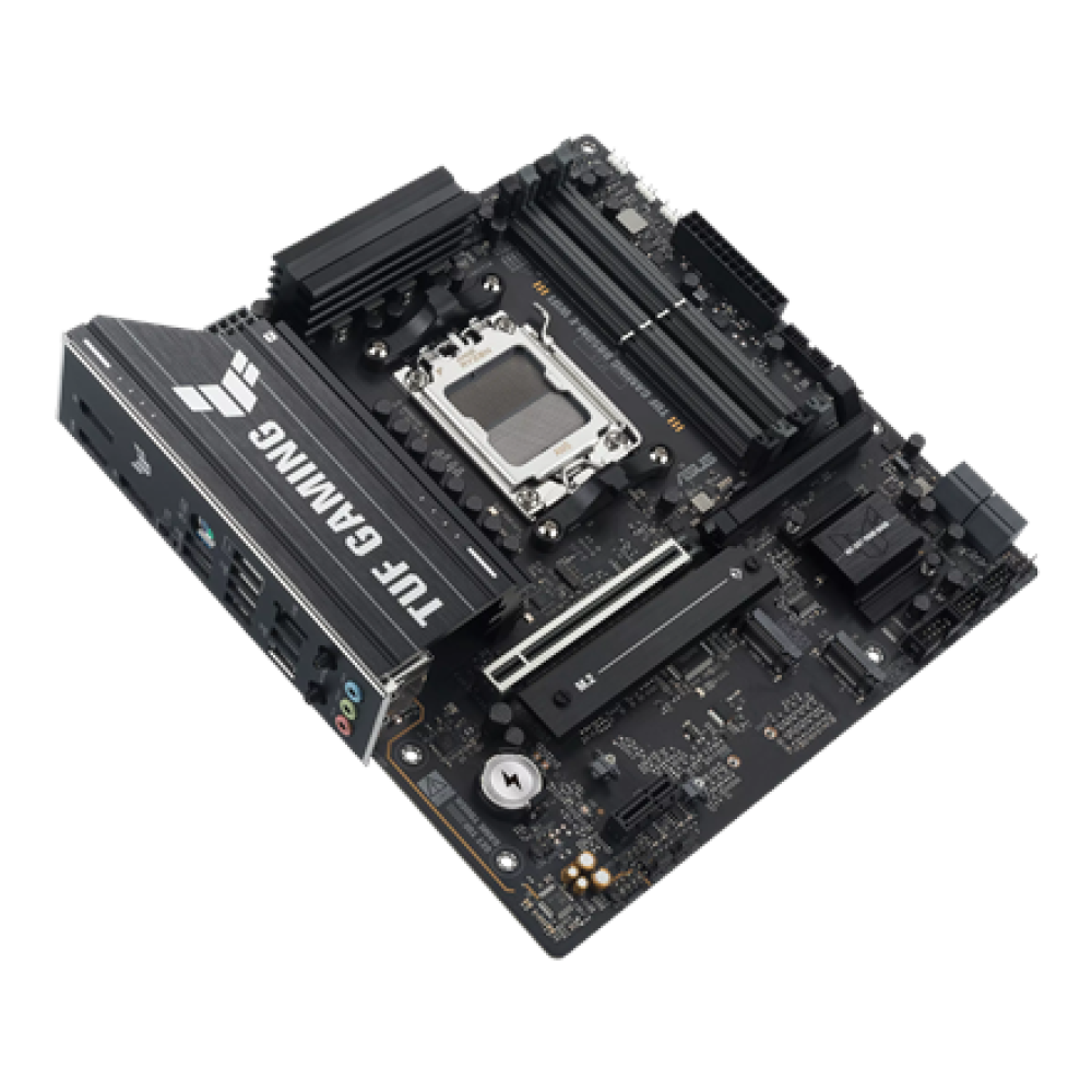 Asus TUF GAMING B850M-E WIFI , Processor family AMD , Processor socket AM5 , DDR5 , Supported hard disk drive interfaces SATA, M.2 , Number of SATA connectors 4