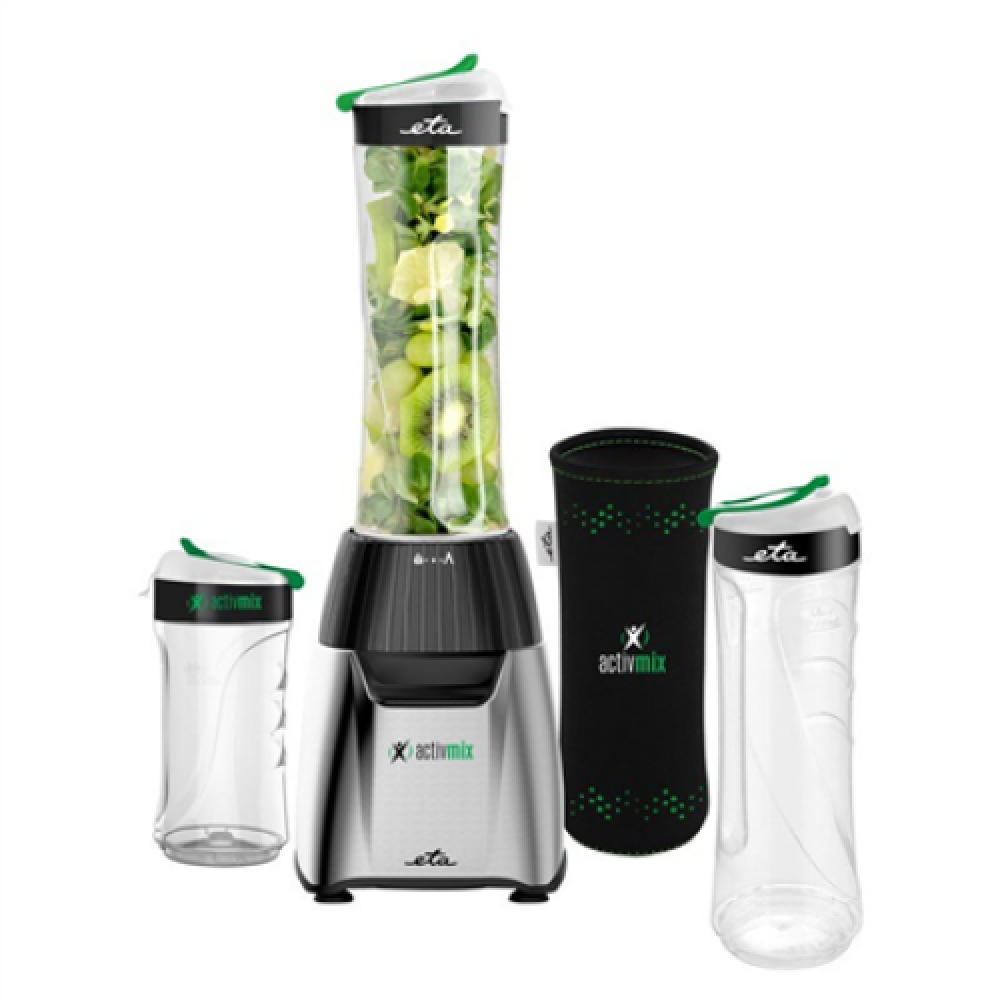 ETA , Blender , Activmix Team ETA110390000 , Tabletop , 350 W , Jar material Glass , Jar capacity 0.6 L , Ice crushing , Black/Stainless steel