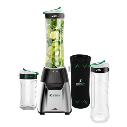 ETA , Blender , Activmix Team ETA110390000 , Tabletop , 350 W , Jar material Glass , Jar capacity 0.6 L , Ice crushing , Black/Stainless steel