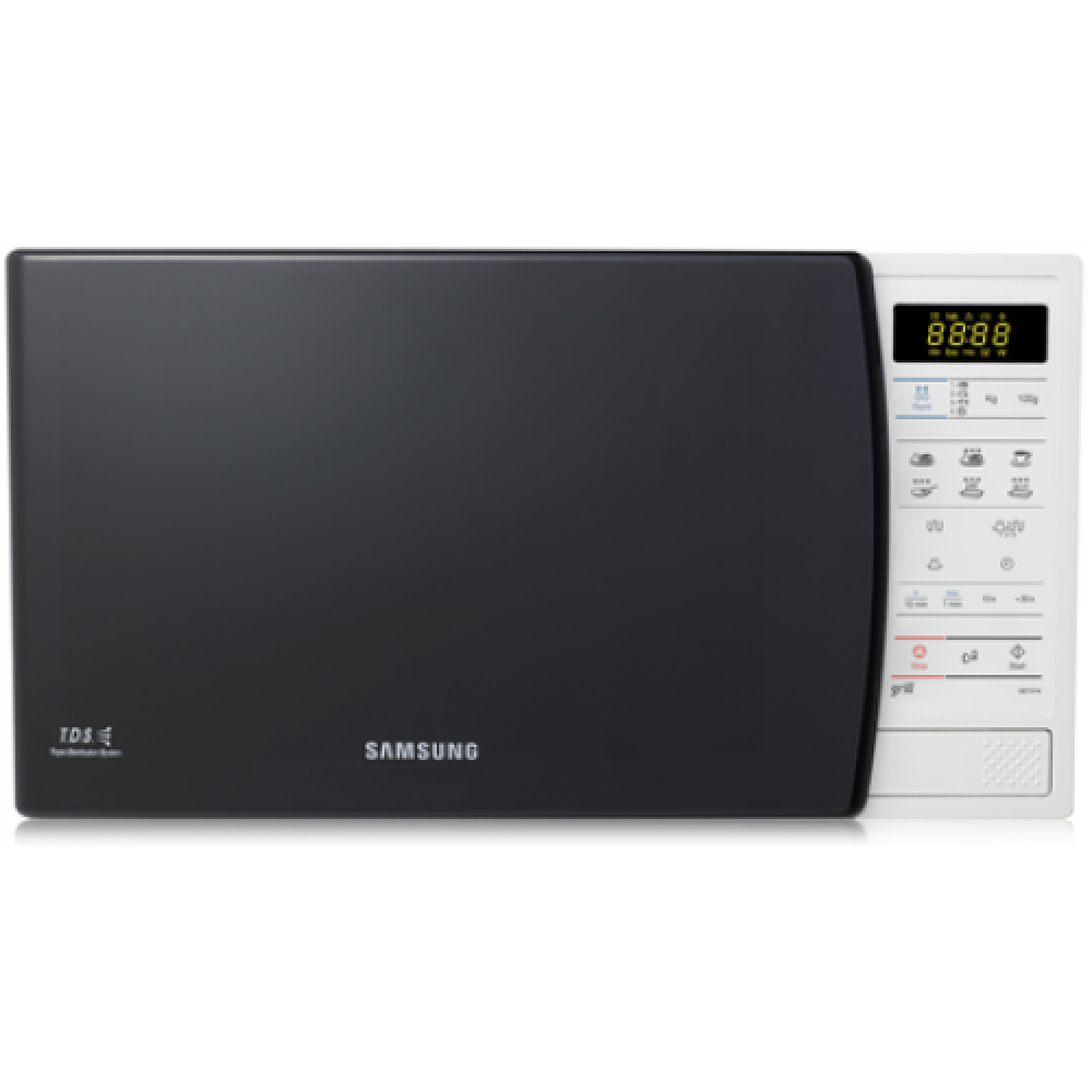 Samsung Microwave oven GE731K 20 L, Grill, Sensor, 750 W, White, Free standing, Defrost function