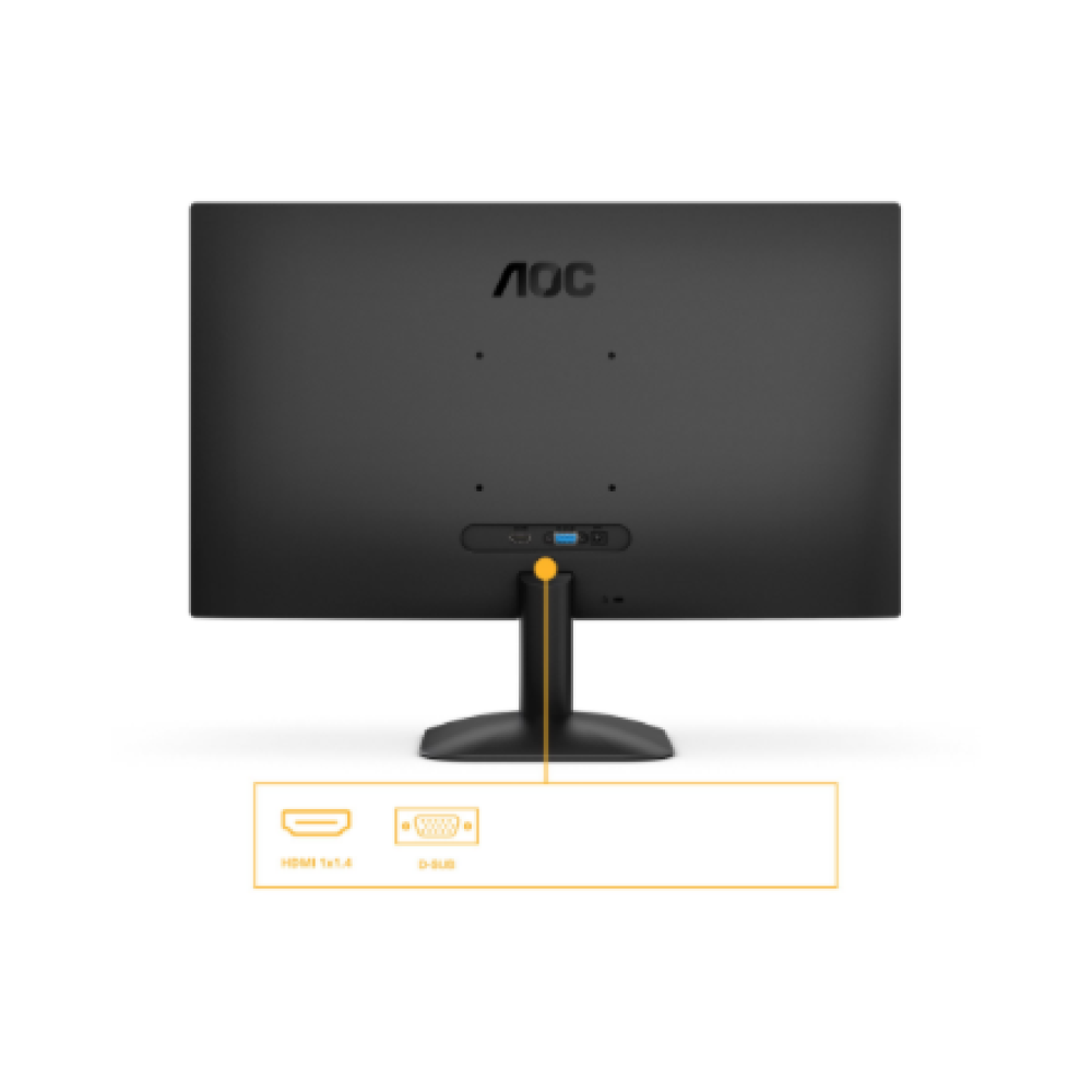AOC , 24B31H , 24 , IPS , FHD , 16:9 , 120 Hz , 1 ms , 1920 x 1080 pixels , 300 cd/m² , HDMI ports quantity 1 , Black