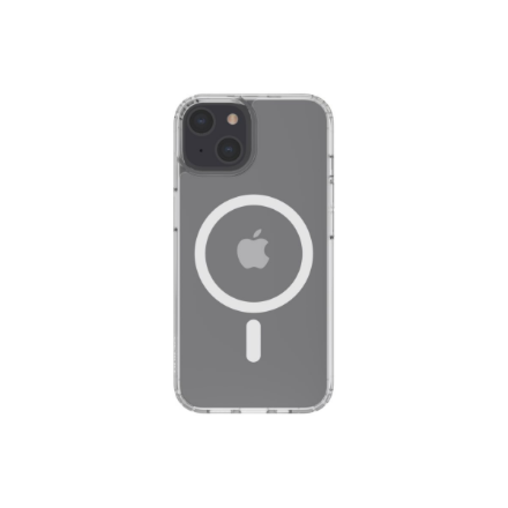 Belkin , SheerForce Magnetic Anti-Microbial Protective Case , Protective Case , Apple , iPhone 14 , N/A , Transparent , Protect your new iPhone 14 with a MagSafe-compatible, magnetic phone case. The clear, UV light-resistant material prevents discoloratio