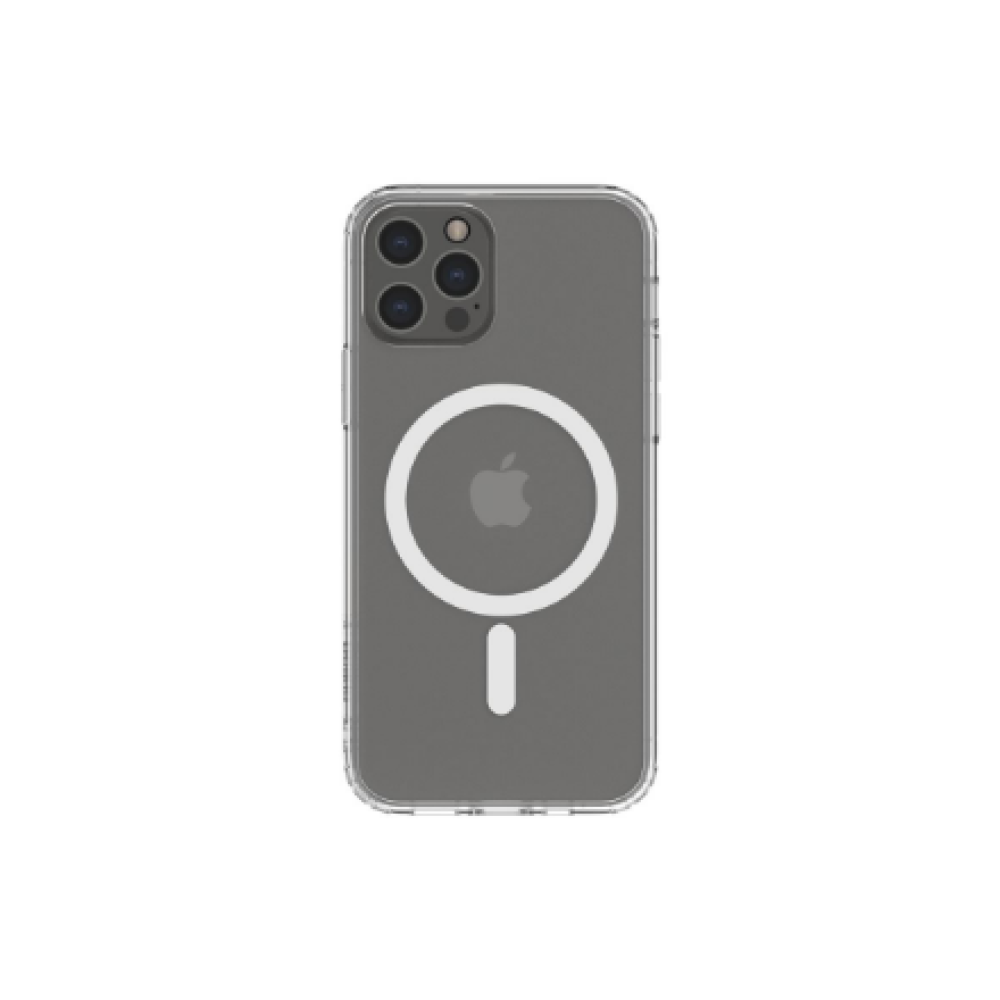 Belkin , SheerForce Magnetic Anti-Microbial Protective Case , Protective Case , Apple , iPhone 14 , N/A , Transparent , Protect your new iPhone 14 with a MagSafe-compatible, magnetic phone case. The clear, UV light-resistant material prevents discoloratio