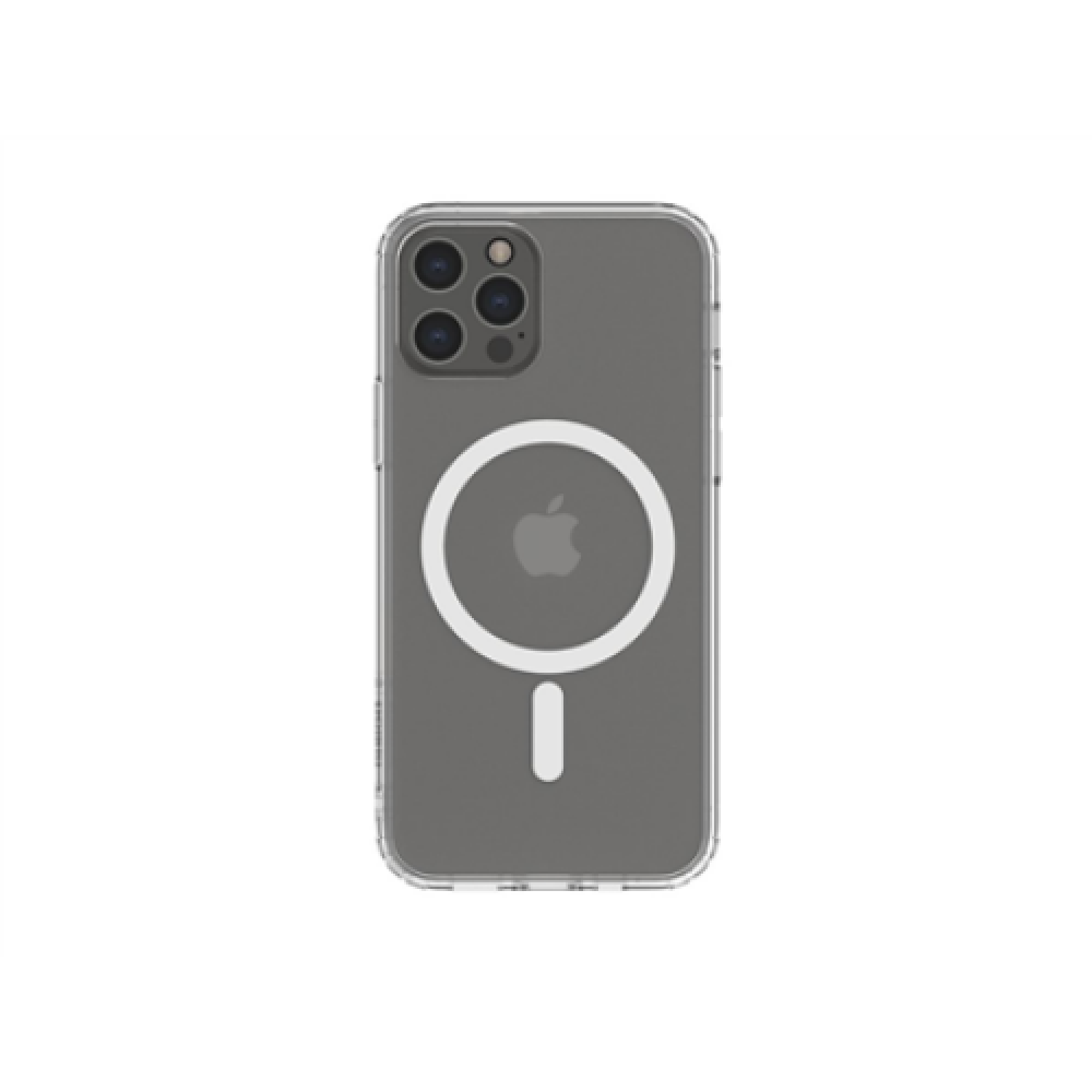 Belkin , SheerForce Magnetic Anti-Microbial Protective Case , Protective Case , Apple , iPhone 14 , N/A , Transparent , Protect your new iPhone 14 with a MagSafe-compatible, magnetic phone case. The clear, UV light-resistant material prevents discoloratio
