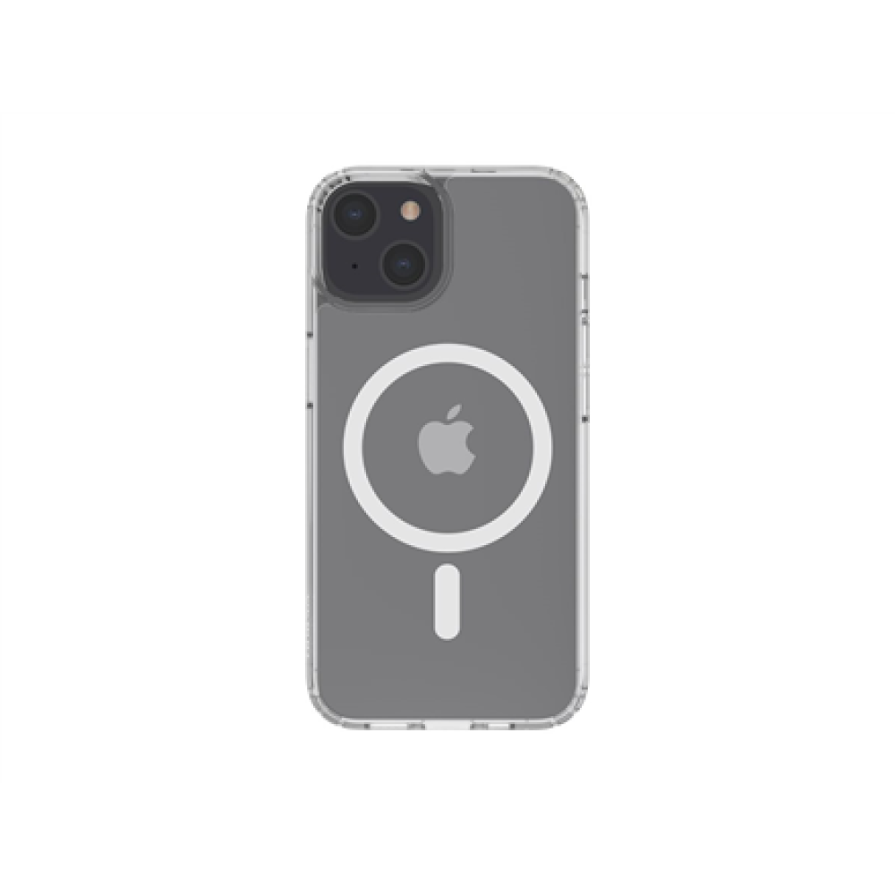 Belkin , SheerForce Magnetic Anti-Microbial Protective Case , Protective Case , Apple , iPhone 14 , N/A , Transparent , Protect your new iPhone 14 with a MagSafe-compatible, magnetic phone case. The clear, UV light-resistant material prevents discoloratio