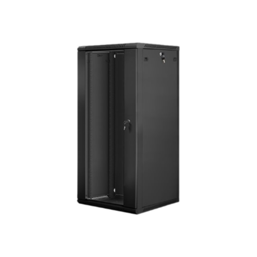 Lanberg , Rack cabinet 19 wall-mount 27U/600x600 (flat pack) , WF01-6627-10B , Black