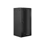 Lanberg , Rack cabinet 19 wall-mount 27U/600x600 (flat pack) , WF01-6627-10B , Black