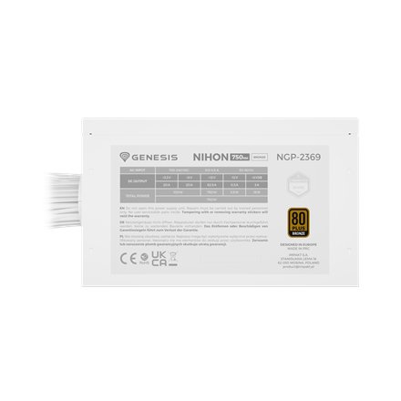 Genesis , PSU , Nihon 750NM , 750 W , White