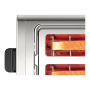 Bosch , DesignLine Toaster , TAT4P420 , Power 970 W , Number of slots 2 , Housing material Stainless Steel , Stainless steel/Black