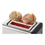 Bosch , DesignLine Toaster , TAT4P420 , Power 970 W , Number of slots 2 , Housing material Stainless Steel , Stainless steel/Black