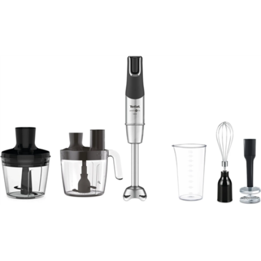 TEFAL , Blender , Infinity Force Pro 5in1 HB95LD38 , Hand Blender , 1200 W , Number of speeds Variable , Black/Stainless steel