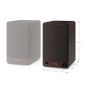 Sharp CP-SS30 Bookshelf Speakers, Brown , Sharp , Speakers , CP-SS30(BR) Bookshelf , 60 W , Bluetooth , Wireless connection , Brown