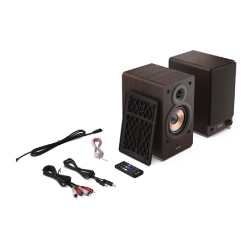 Sharp CP-SS30 Bookshelf Speakers, Brown , Sharp , Speakers , CP-SS30(BR) Bookshelf , 60 W , Bluetooth , Wireless connection , Brown