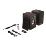 Sharp CP-SS30 Bookshelf Speakers, Brown , Sharp , Speakers , CP-SS30(BR) Bookshelf , 60 W , Bluetooth , Wireless connection , Brown