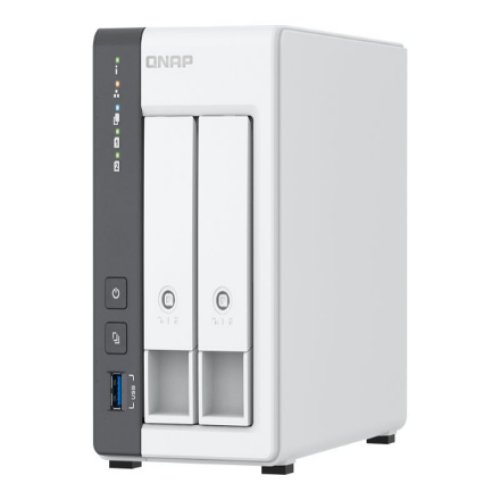 QNAP 2-bay 2.5 GbE NAS with Integrated NPU , TS-216G , ARM 4-core , Cortex-A55 , Processor frequency 2.0 GHz , 4 GB