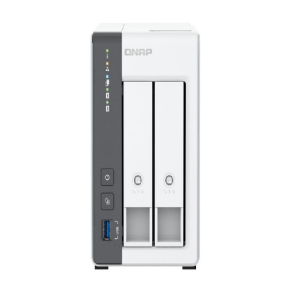 QNAP 2-bay 2.5 GbE NAS with Integrated NPU , TS-216G , ARM 4-core , Cortex-A55 , Processor frequency 2.0 GHz , 4 GB