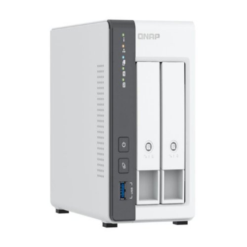 QNAP 2-bay 2.5 GbE NAS with Integrated NPU , TS-216G , ARM 4-core , Cortex-A55 , Processor frequency 2.0 GHz , 4 GB