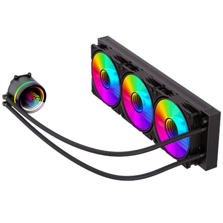 Gamemax CPU Liquid Cooler , ICEBURG 360 INFINITY BK , Black
