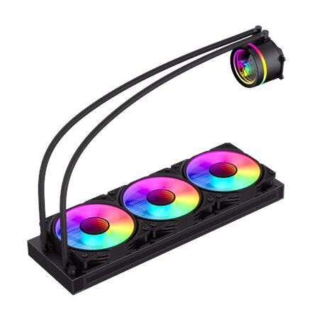 Gamemax CPU Liquid Cooler , ICEBURG 360 INFINITY BK , Black