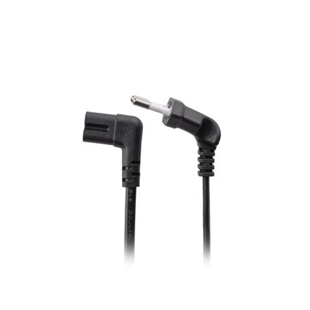 Lanberg CEE 7/16 to EC 320 C7 Euro (radio) power cord 1.8m angled VDE , CA-C7CA-12CC-0018-BK