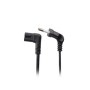 Lanberg CEE 7/16 to EC 320 C7 Euro (radio) power cord 1.8m angled VDE , CA-C7CA-12CC-0018-BK