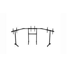 Next Level Racing , Floor stand , Free Standing Triple Monitor stand , 3 x 32- 65 , Maximum weight (capacity) 70 kg , Black