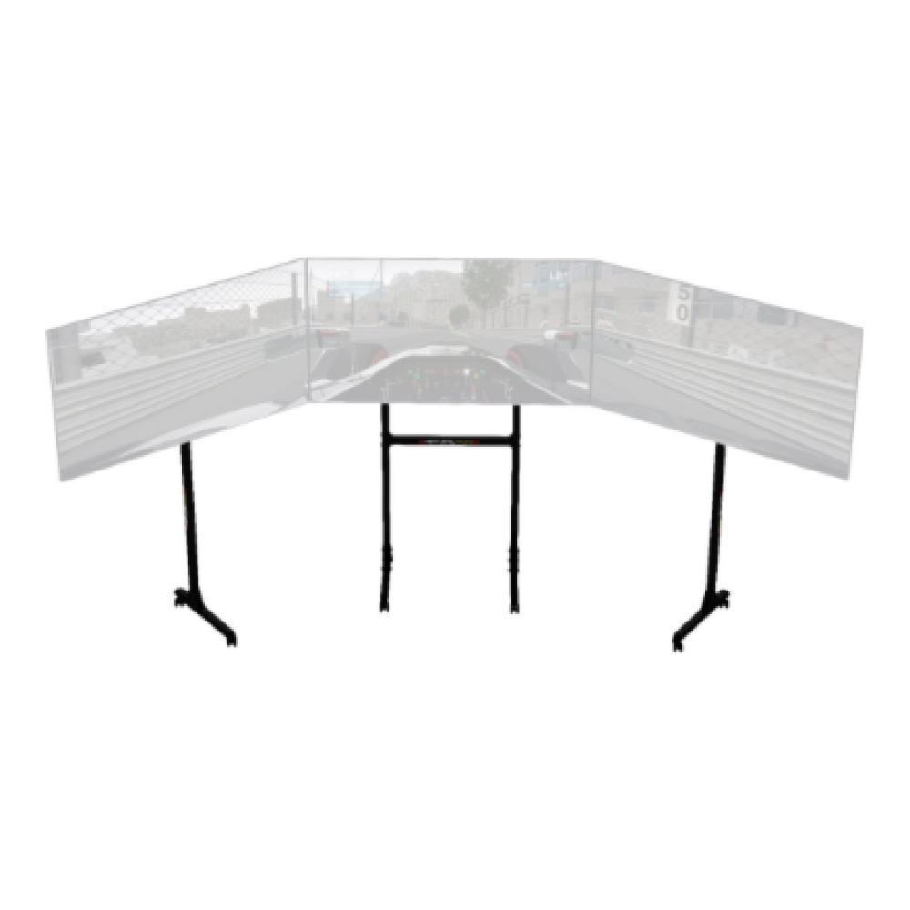 Next Level Racing , Floor stand , Free Standing Triple Monitor stand , 3 x 32- 65 , Maximum weight (capacity) 70 kg , Black