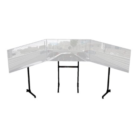 Next Level Racing , Floor stand , Free Standing Triple Monitor stand , 3 x 32- 65 , Maximum weight (capacity) 70 kg , Black