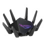 Tri-band Gigabit Wifi-6 Gaming Router , ROG Rapture GT-AX11000 PRO , 802.11ax , 480+1148 Mbit/s , 10/100/1000 Mbit/s , Ethernet LAN (RJ-45) ports 4 , Mesh Support Yes , MU-MiMO Yes , No mobile broadband , Antenna type 8xExternal