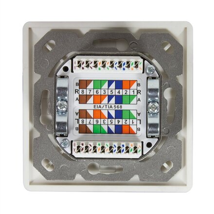 Logilink , Cat.6A Wall Outlet STP , NP0124