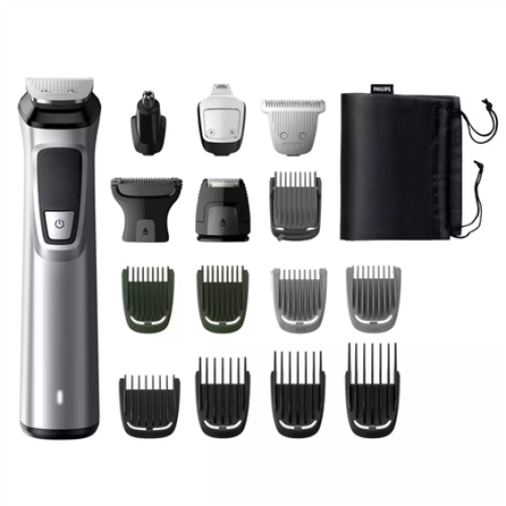 Philips Multigroom series 7000 16-in-1 MG7736/15 Cordless, Wet & Dry, Number of length steps 9, Silver/Black