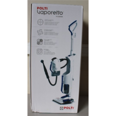 SALE OUT. Polti PTEU0299 VAPORETTO 3 CLEAN_BLUE Vacuum steam mop with portable steam cleaner, White/Blue,DAMAGED PACKAGING, SCRATCHED ON SIDE , Vacuum steam mop with portable steam cleaner , PTEU0299 Vaporetto 3 Clean_Blue , Power 1800 W , Steam pressure 