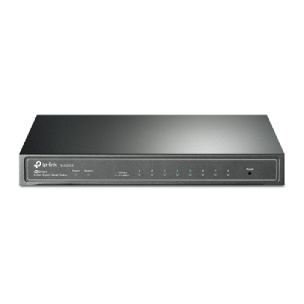 TP-LINK , JetStream 8-Port Gigabit Smart Switch , TL-SG2008P , Web Managed , Desktop , PoE+ ports quantity 4 , Power supply type External