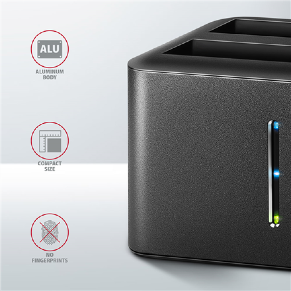 AXAGON , SuperSpeed USB DUAL 2.5 SSD/HDD MINI dock , ADSA-D25