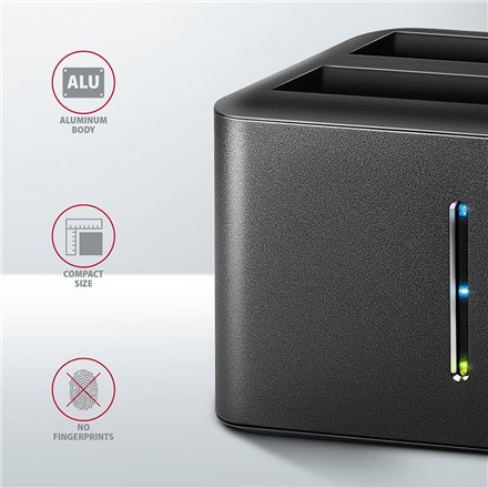 AXAGON , SuperSpeed USB DUAL 2.5 SSD/HDD MINI dock , ADSA-D25