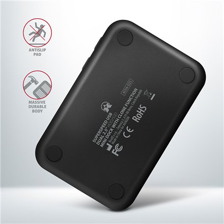 AXAGON , SuperSpeed USB DUAL 2.5 SSD/HDD MINI dock , ADSA-D25