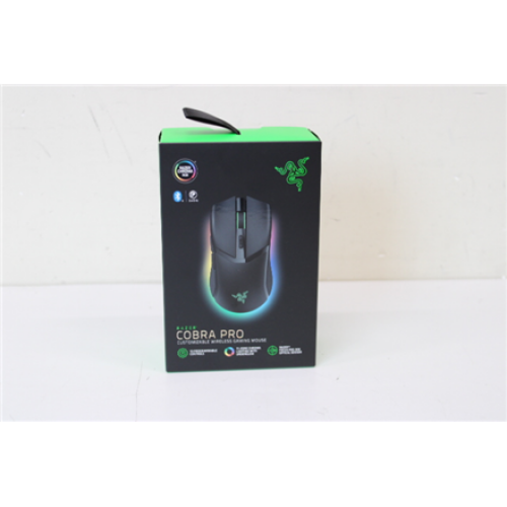 SALE OUT. , Razer , Cobra Pro , Wireless , Wireless (2.4GHz and Bluetooth) , Black , DAMAGED PACKAGING, UNPACKED, USED