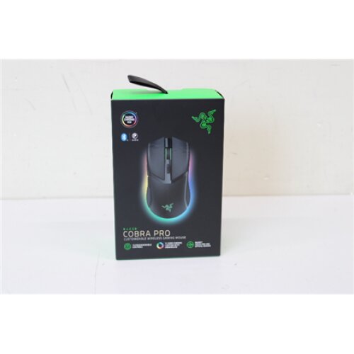 SALE OUT. , Razer , Cobra Pro , Wireless , Wireless (2.4GHz and Bluetooth) , Black , DAMAGED PACKAGING, UNPACKED, USED