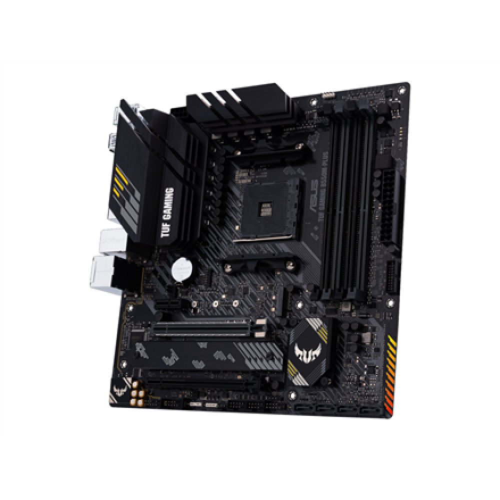 Asus , TUF Gaming B550M-Plus , Processor family AMD , Processor socket AM4 , DDR4 , Memory slots 4 , Chipset AMD B , Micro ATX