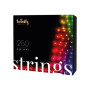 Twinkly,Strings Smart LED Lights 250 RGB (Multicolor), 20m, Black wire,RGB – 16M+ colors