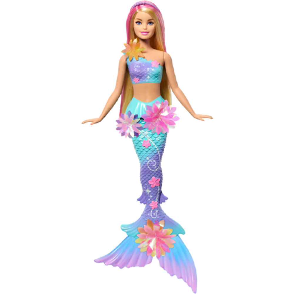 Barbie , Dreamtopia Blooming Magic blonde mermaid, JDM72
