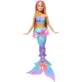 Barbie , Dreamtopia Blooming Magic blonde mermaid, JDM72