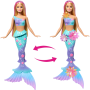 Barbie , Dreamtopia Blooming Magic blonde mermaid, JDM72