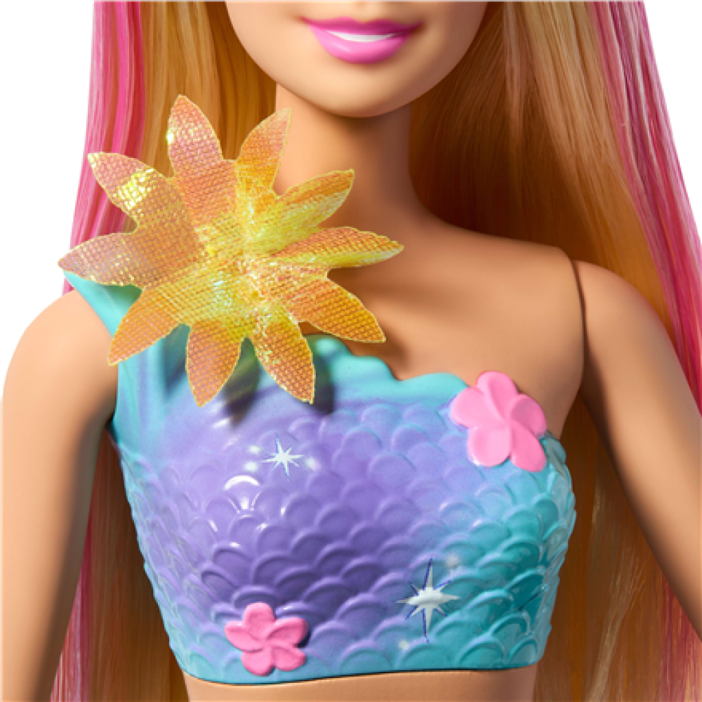 Barbie , Dreamtopia Blooming Magic blonde mermaid, JDM72