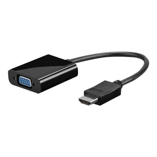 Goobay , HDMI/VGA adapter, nickel plated , 68793 , Black , HDMI male (type A) , VGA female (15-pin)