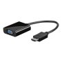 Goobay , HDMI/VGA adapter, nickel plated , 68793 , Black , HDMI male (type A) , VGA female (15-pin)