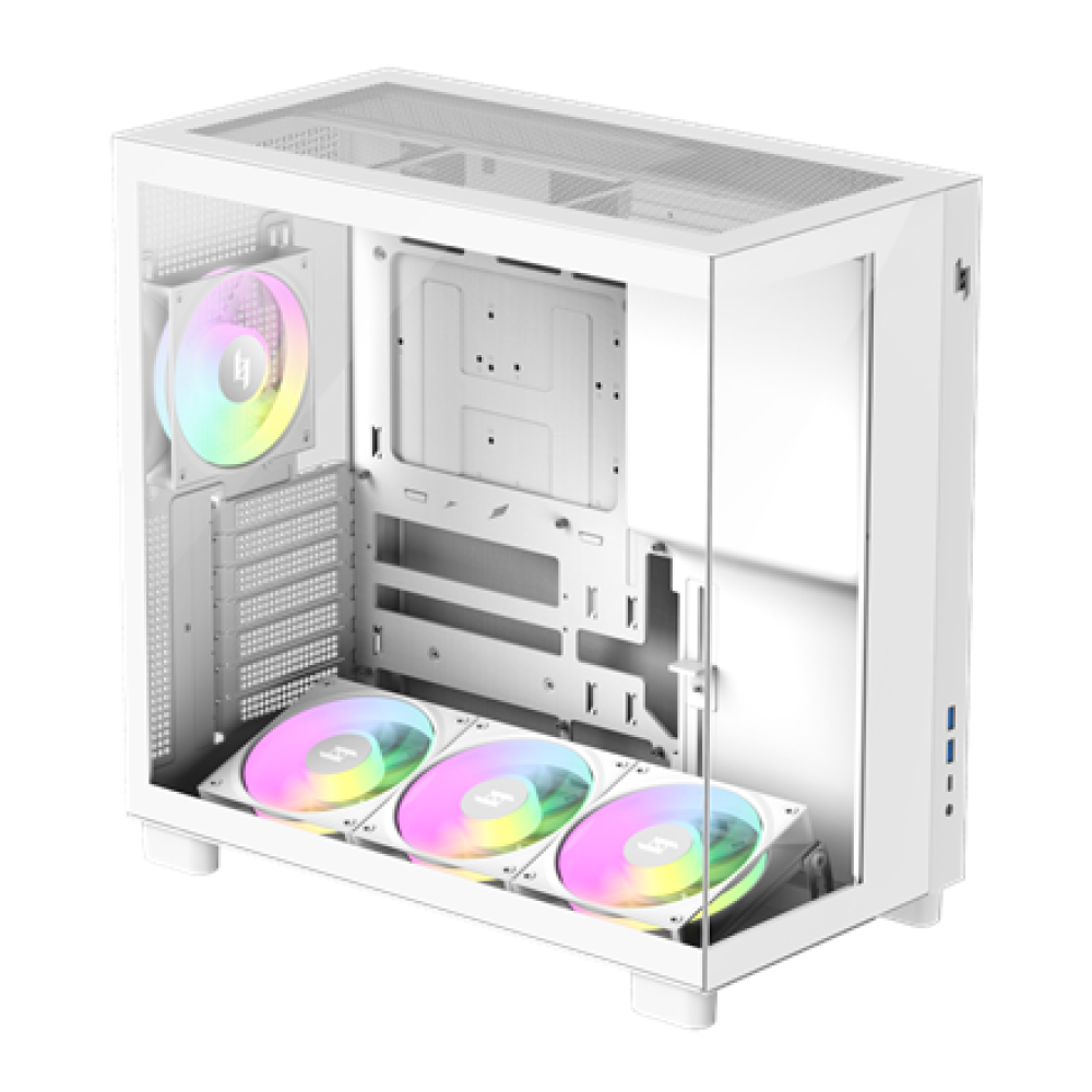 Gamemax Case , NEX C53 WH , ATX/BTF