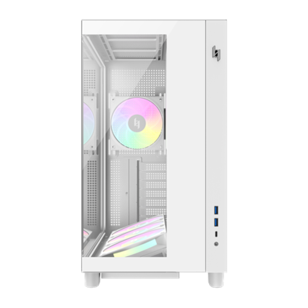 Gamemax Case , NEX C53 WH , ATX/BTF